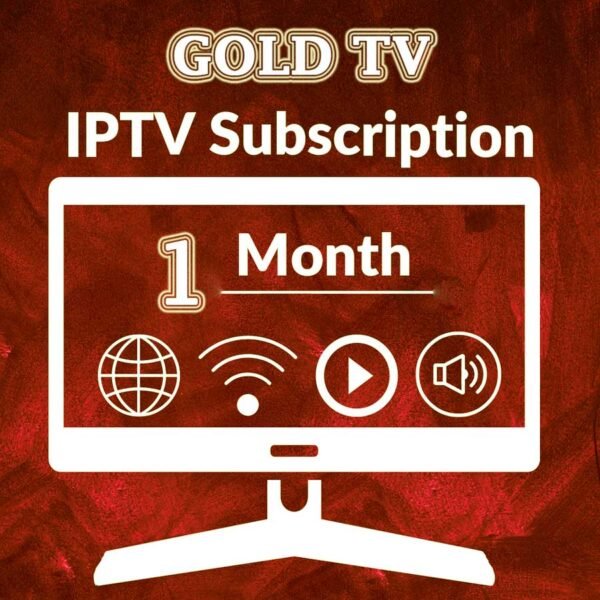 Gold TV 1 Month Subscription 4K UHD for Endless Entertainment