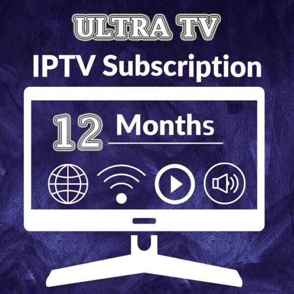 UltraTV 12 Months Subscription Up to 6 Connections