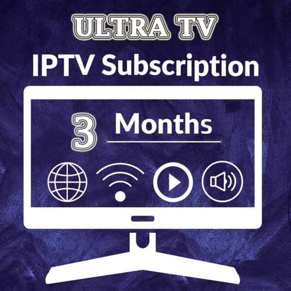 UltraTV 3 Months Subscription Up to 6 Connections