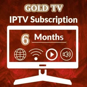 Gold TV 6 Months Subscription 4K UHD for Endless Entertainment