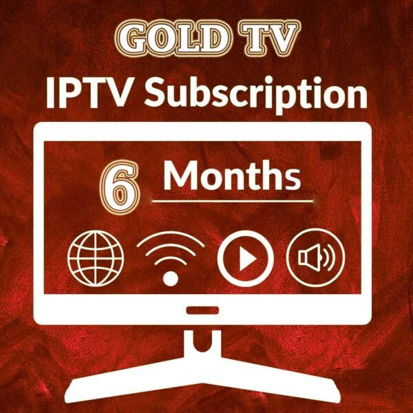 Gold TV 6 Months Subscription 4K UHD for Endless Entertainment