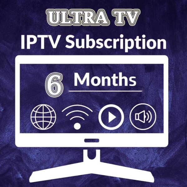 UltraTV 6 Months Subscription Up To 6 Connections