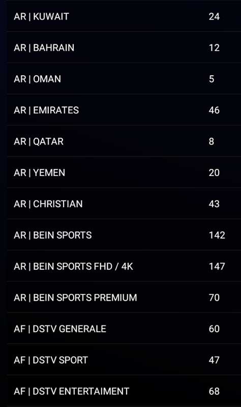 Arabic Africa Asia channel list 3