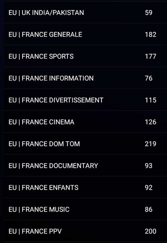 CA UK France channel list 3
