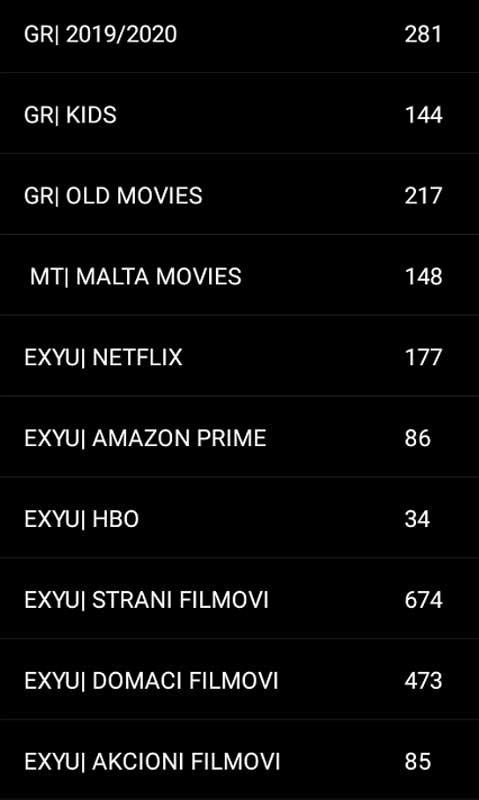 Movies all languages IPTV list 12