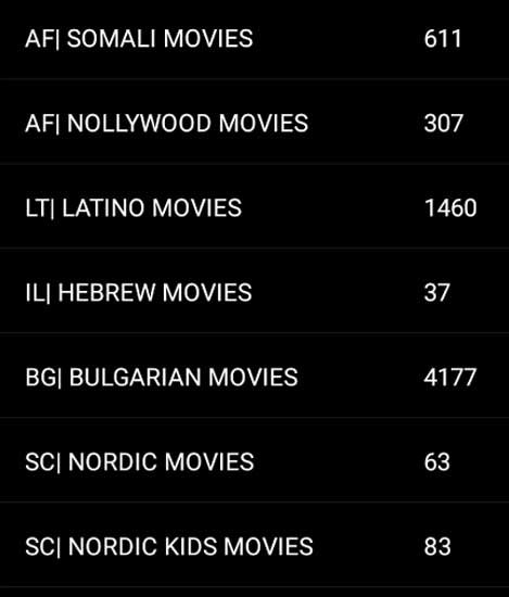 Movies all languages IPTV list 17