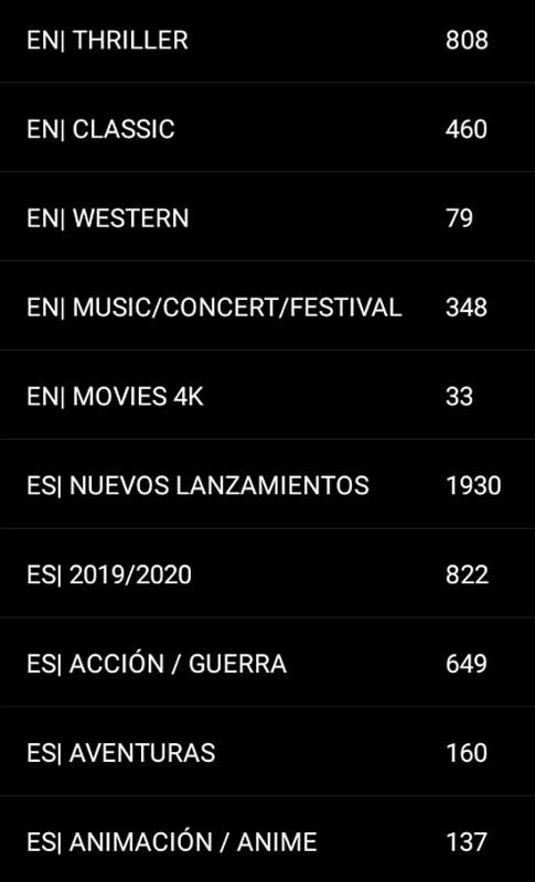 Movies all languages IPTV list 4